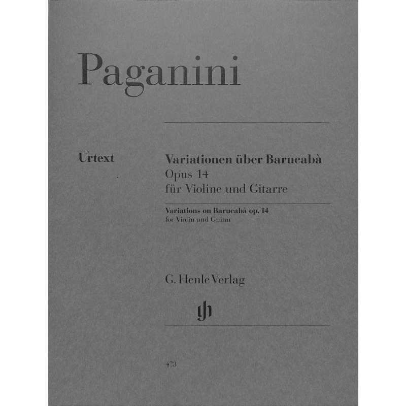 Variationen über Barucaba op 14 Variationen über Barucaba op 14