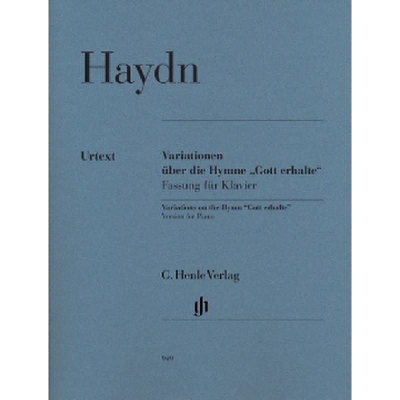 Variationen über die Hymne Gott erhalte Variationen über die Hymne Gott erhalte