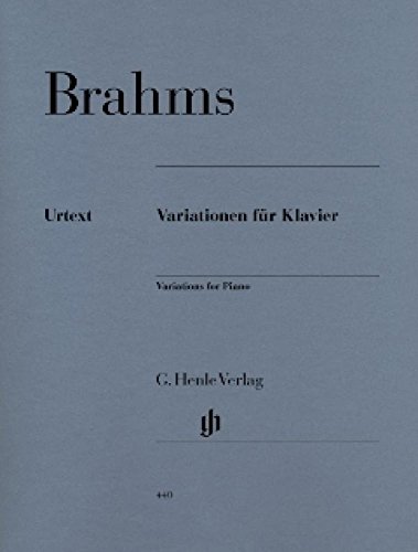 Variationen. Klavier: Instrumentation: Piano solo (G. Henle Urtext-Ausgabe)