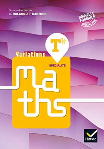 Variations Maths Tle - Éd. 2020 - Livre élève