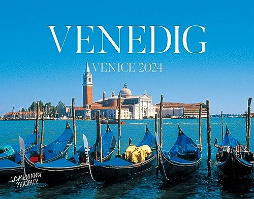 Venedig Kalender 2024 | Wandkalender Venedig im Großformat (58 x 45,5 cm): Venice Venezia von Linnemann, S