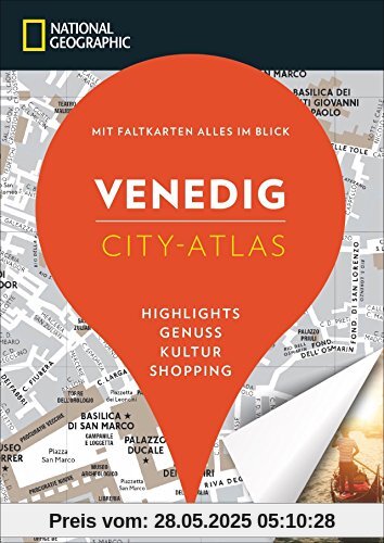Venedig erkunden mit handlichen Karten: Venedig Reiseführer für die schnelle Orientierung mit Highlights und Insider-Tipps. Venedig entdecken mit dem National Geographic Reiseführer Venedig.