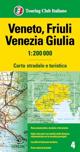 Veneto / Friuli Venice / Giulia (4) (Carta stradale e turistica, Band 4) von Touring