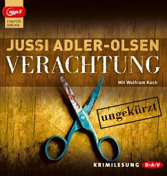 Verachtung / Carl Mørck. Sonderdezernat Q Bd.4 (2 MP3-CDs) von Der Audio Verlag, Dav