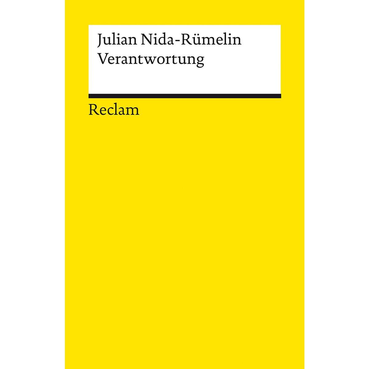 Verantwortung Verantwortung von Reclam Philipp Jun.