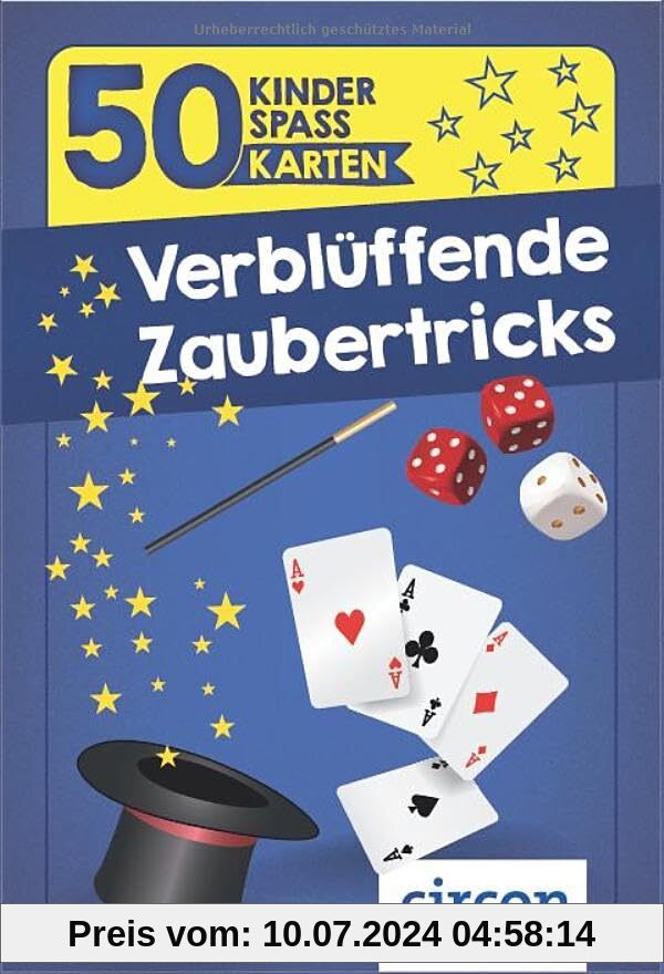 Verblüffende Zaubertricks (50 Kinderspaßkarten)