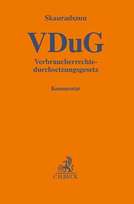 Verbraucherrechtedurchsetzungsgesetz (VDuG) (Gelbe Erläuterungsbücher)