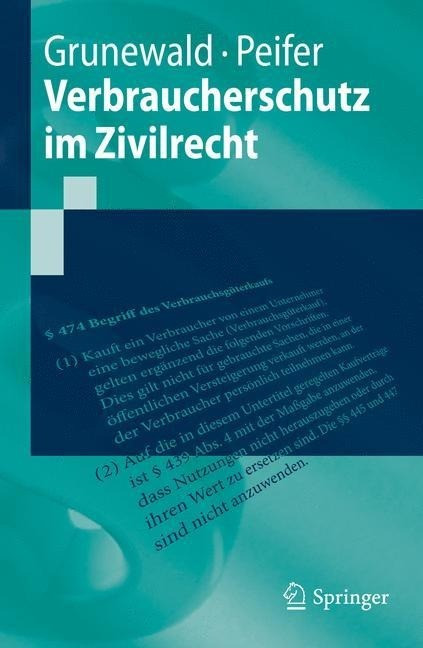 Verbraucherschutz im Zivilrecht Verbraucherschutz im Zivilrecht