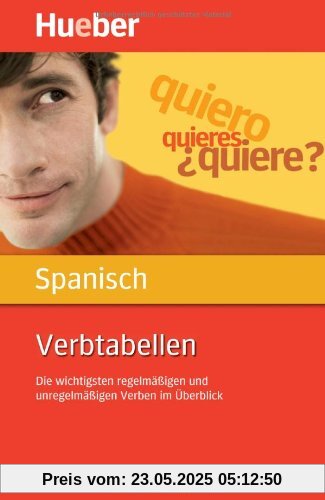 Verbtabellen Spanisch: Die wichtigsten regelmäßigen und unregelmäßigen Verben im Überblick Verbtabellen Spanisch: Die wichtigsten regelmäßigen und unregelmäßigen Verben im Überblick