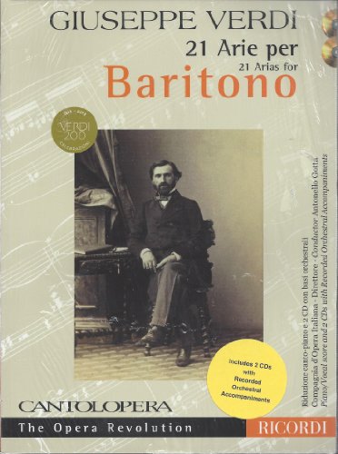Verdi: 21 Arias for Baritone: Cantolopera Collection von Ricordi
