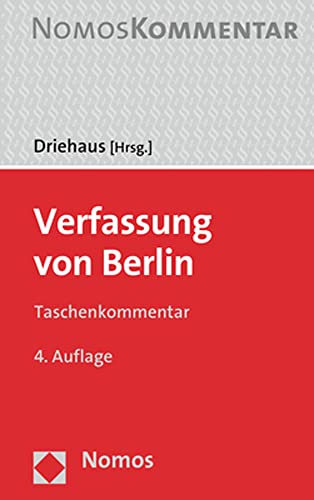 Verfassung von Berlin: Taschenkommentar
