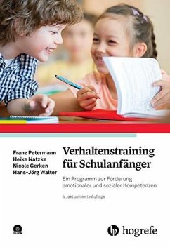 Verhaltenstraining für Schulanfänger von Hogrefe Verlag