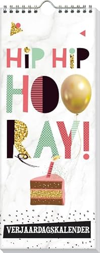 Verjaardagskalender Hip Hip Hooray von Interstat International Stationary