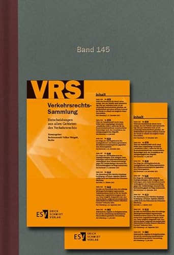 Verkehrsrechts-Sammlung (VRS) / Verkehrsrechts-Sammlung (VRS) Band 145: Entscheidungen aus allen Gebieten des Verkehrsrechts