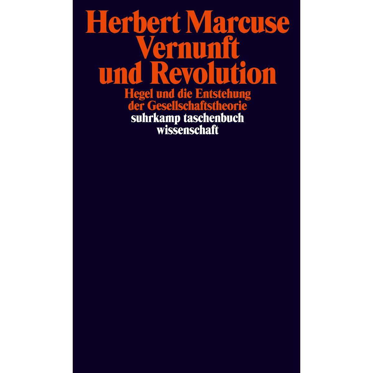 Vernunft und Revolution Vernunft und Revolution von Suhrkamp Verlag