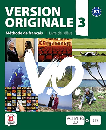 Version originale 3 B1: Méthode de français. Kursbuch mit Audio-CD von Klett Sprachen GmbH