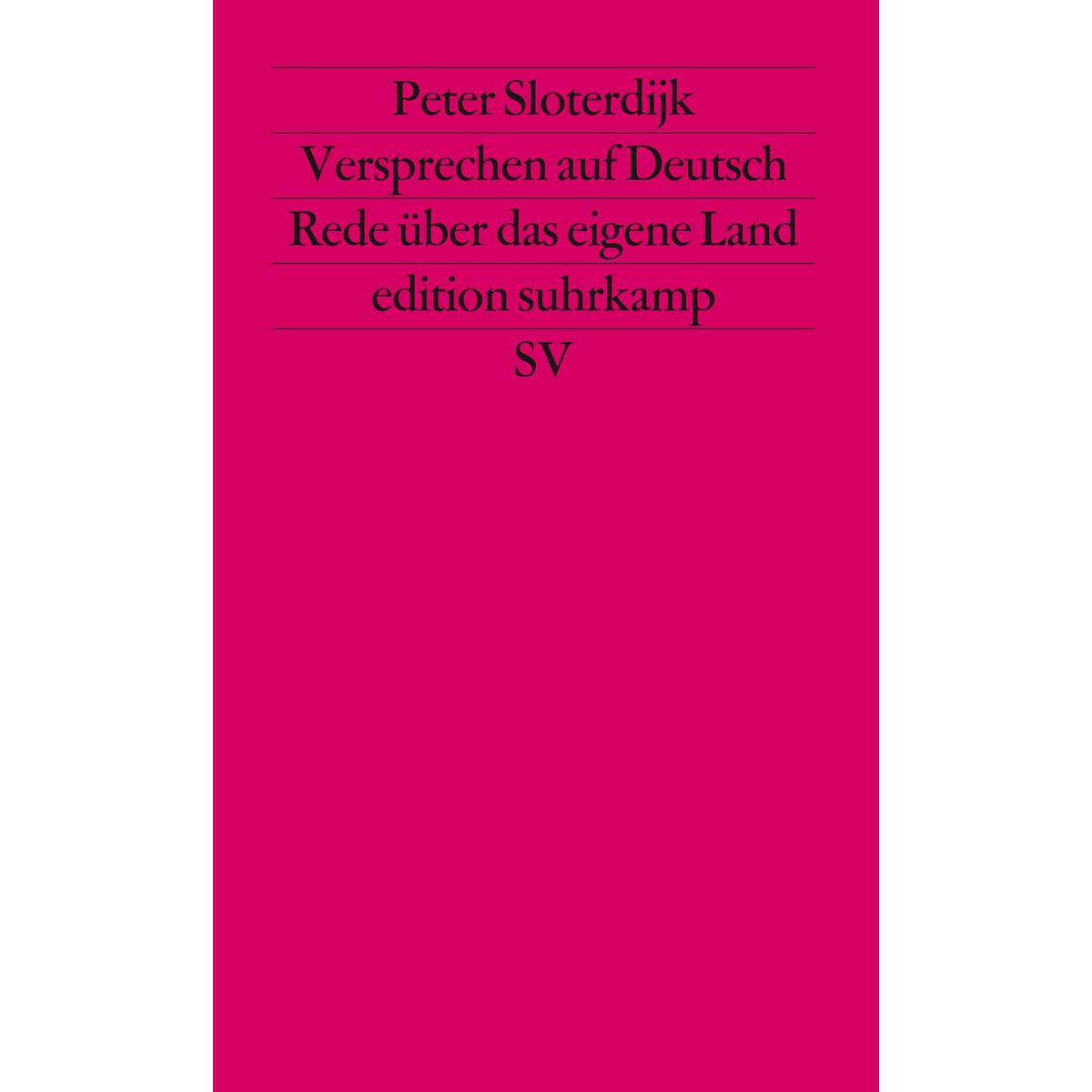 Versprechen auf Deutsch von Suhrkamp Verlag AG