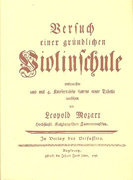 Versuch einer gründlichen Violinschule: Faksimile