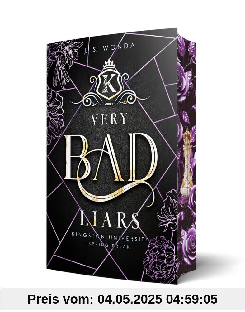 Very Bad Liars: Kingston University, Spring Break (Dark Bully Reverse Harem) | Mit wunderschönem Farbschnitt (Very Bad Kings)