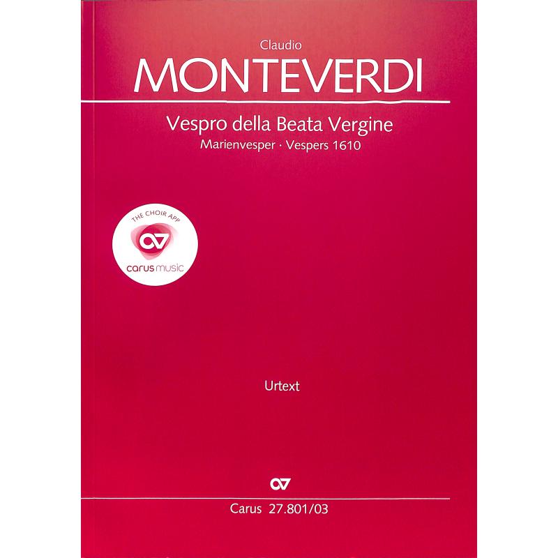 Vespro della beata vergine - Marienvesper