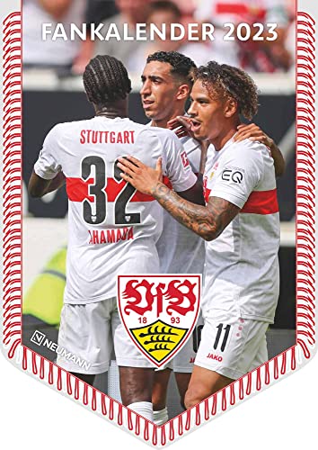 VfB Stuttgart 2023 - Bannerkalender - Fan-Kalender - Fußball-Kalender - 29,7x42 - Sport von teNeues Calendars & Stationery GmbH & Co. KG