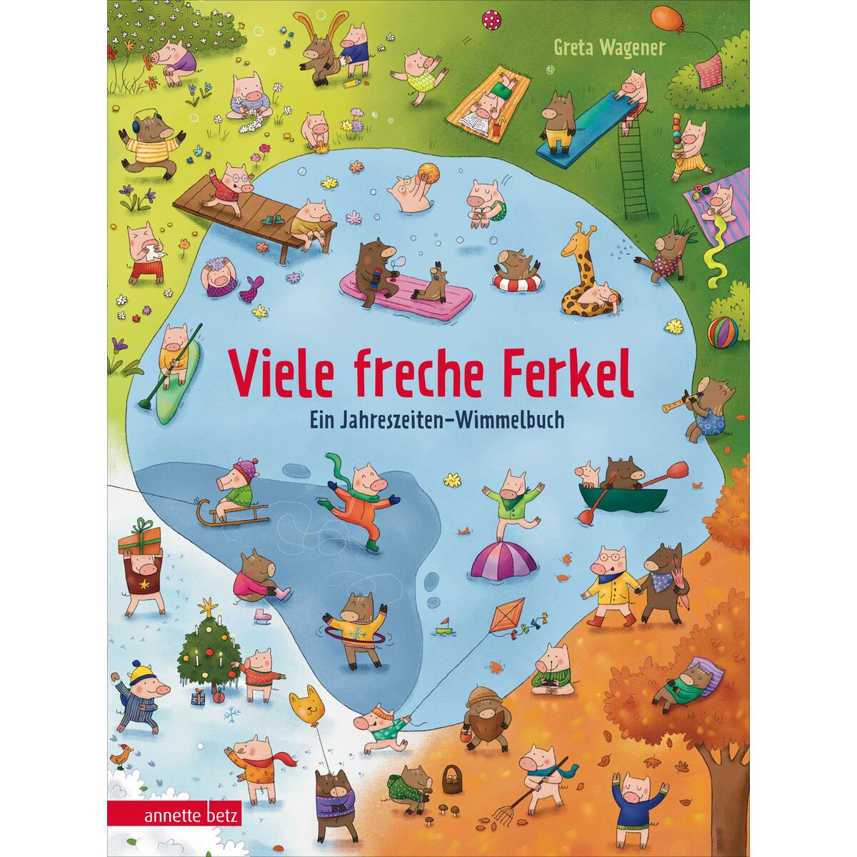 Viele freche Ferkel - Ein Pappbilderbuch voller niedlicher Haus- und Wildschwein... von Betz, Annette