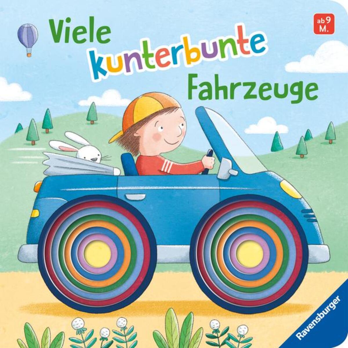 Viele kunterbunte Fahrzeuge von Ravensburger Verlag
