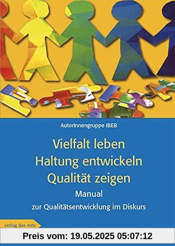 Vielfalt leben · Haltung entwickeln · Qualität zeigen: Manual zur Qualitätsentwicklung im Diskurs Vielfalt leben · Haltung entwickeln · Qualität zeigen: Manual zur Qualitätsentwicklung im Diskurs