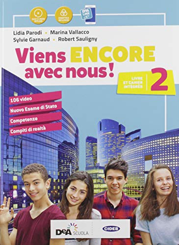 Viens ENCORE avec nous ! Livre de l'eleve et cahier 2 + DVD + eBook