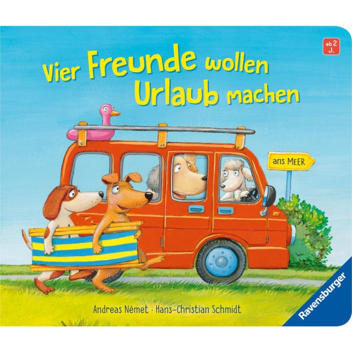 Vier Freunde wollen Urlaub machen von Ravensburger Verlag