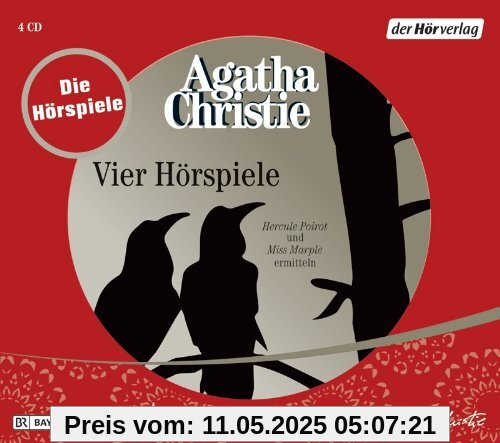 Vier Hörspiele: Der Mord an Roger Ackroyd / Die Fuchsjagd /  Tod im Pfarrhaus / Die spanische Truhe