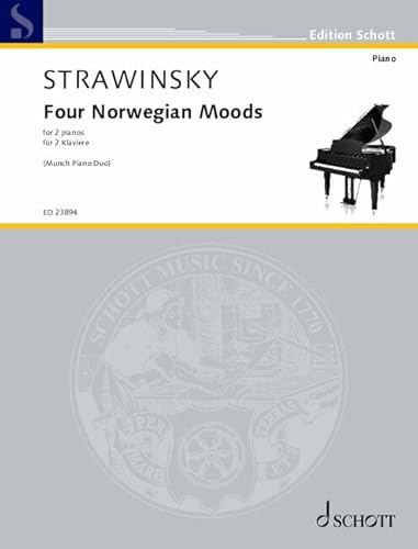 Vier norwegische Impressionen: Fassung für 2 Klaviere von Kari Kvernberg Dajani & Thomas Knudsen (Munch Piano Duo) (2023). 2 Klaviere. Spielpartitur. (Edition Schott) von SCHOTT MUSIC GmbH & Co KG, Mainz