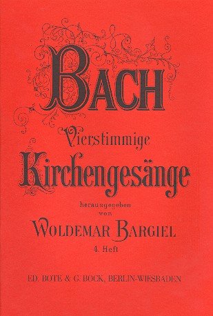Vierstimmige Kirchengesänge: 275 Choräle in alten Schlüsseln. Band 4 Nr. 69-84. gemischter Chor (SATB) a cappella. Chorpartitur. von Bote & Bock