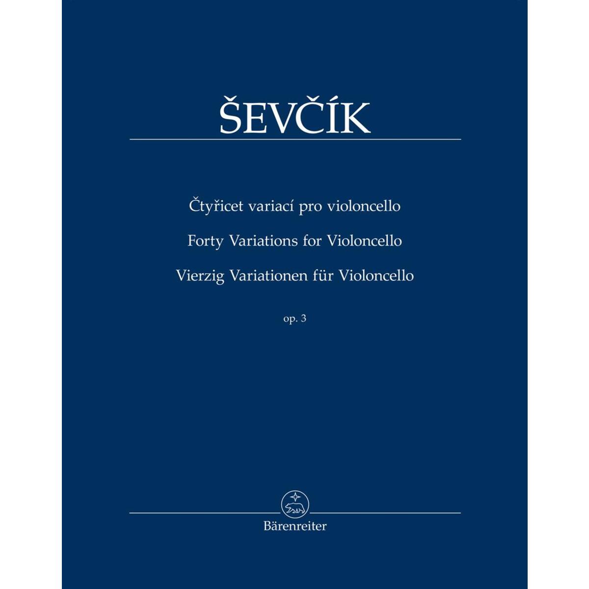Vierzig Variationen op. 3 (für Violoncello) von Baerenreiter-Verlag