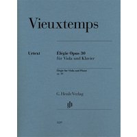 Henry Vieuxtemps - Élégie op. 30 für Viola und Klavier