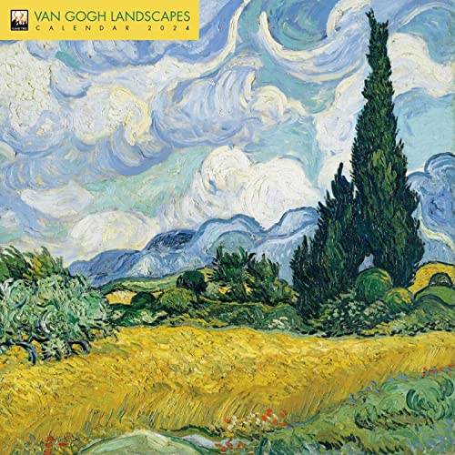 Vincent van Gogh – Landschaften 2024: Original Flame Tree Publishing-Kalender [Kalender] (Wall-Kalender) von Flame Tree Publishing Ltd