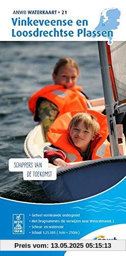 Vinkeveense en Loosdrechtse Plassen 1:10 000 Waterkaart: Waterkaarten (ANWB waterkaart (21))
