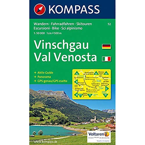 Vinschgau, Val Venosta: Wander-, Rad- und Skitourenkarte. Carta escursioni, bike e sci alpinismo. GPS-genau. 1:50.000 Vinschgau, Val Venosta: Wander-, Rad- und Skitourenkarte. Carta escursioni, bike e sci alpinismo. GPS-genau. 1:50.000
