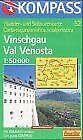Vinschgau /Val Venosta: Mit Kurzführer und alpinen Skirouten. 1:50000 (KOMPASS Wanderkarte)