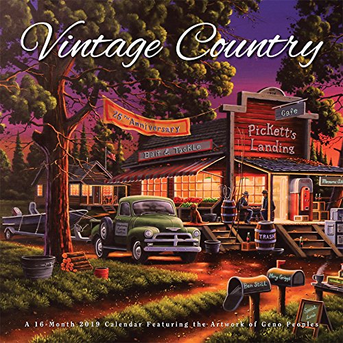 Vintage Country 2019 Calendar von Browntrout Pub