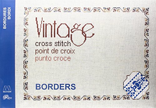 Vintage cross stitch. Borders. Ediz. italiana, inglese e francese (Ajisai vintage cross stitch)