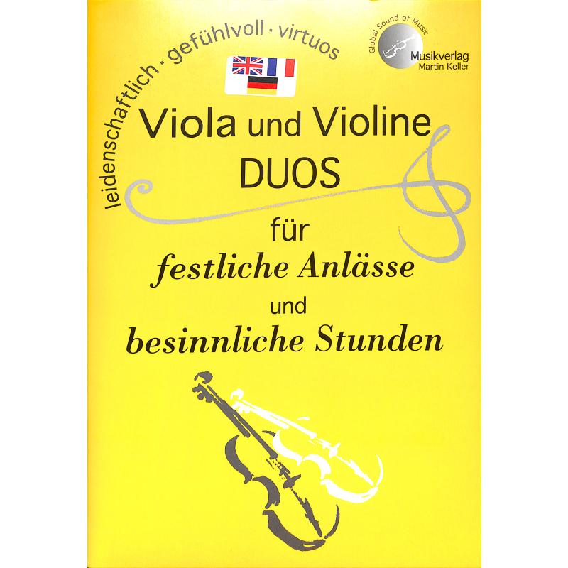 Viola + Violine - Duos für festliche Anlässe + besinnliche stun