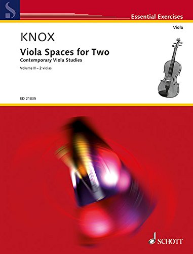 Viola Spaces for Two: Zeitgenössische Violastudien. 2 Violen. Spielpartitur. (Essential Exercises) von Schott Music Distribution