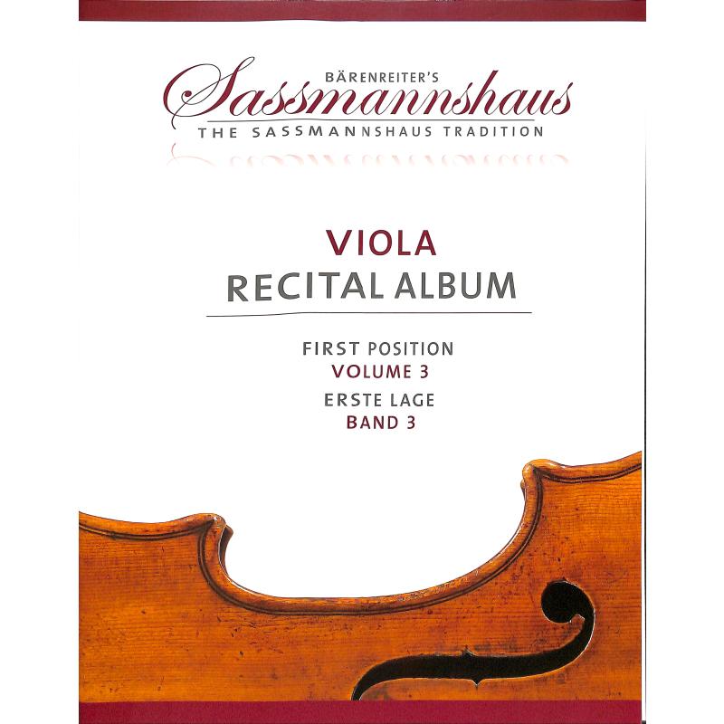 Viola recital album 3 Viola recital album 3