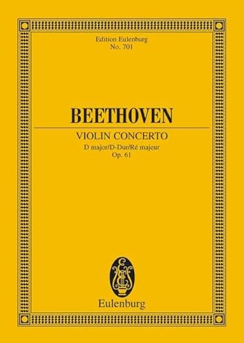 Violin concerto D major op. 61