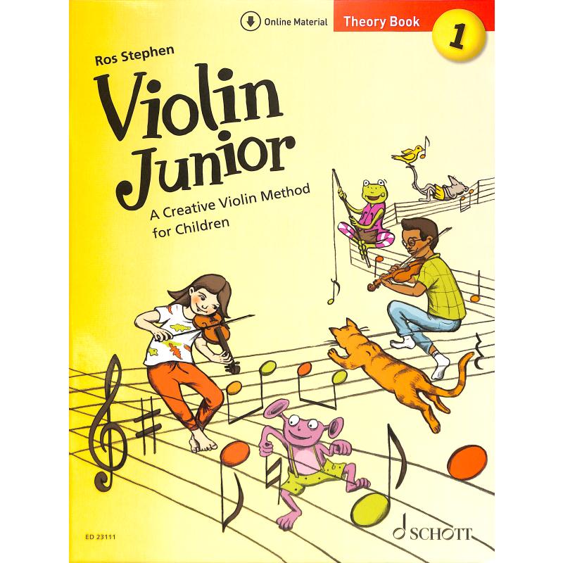 Violin junior 1 - Theory book Violin junior 1 - Theory book