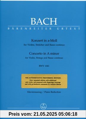 Violinkonzert a-Moll BWV 1041