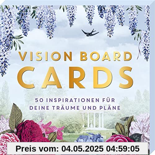 Vision Board Cards: 50 Inspirationen für deine Träume und Pläne | Inspirierende Karten im Stil des Regency-Trends