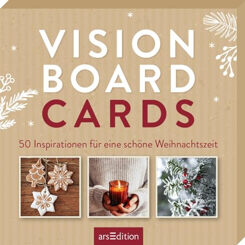 Vision Board Cards: 50 Inspirationen für eine schöne Weihnachtszeit | Inspirierende Karten, auch als weihnachtliche Deko geeignet Vision Board Cards: 50 Inspirationen für eine schöne Weihnachtszeit | Inspirierende Karten, auch als weihnachtliche Deko geeignet