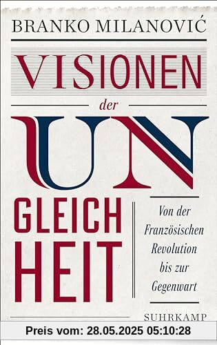 Visionen der Ungleichheit: Von der Französischen Revolution bis zur Gegenwart | Eine brillante Reflexion über soziale Ungleichheit | Bietet beste wirtschaftswissenschaftliche Aufklärung